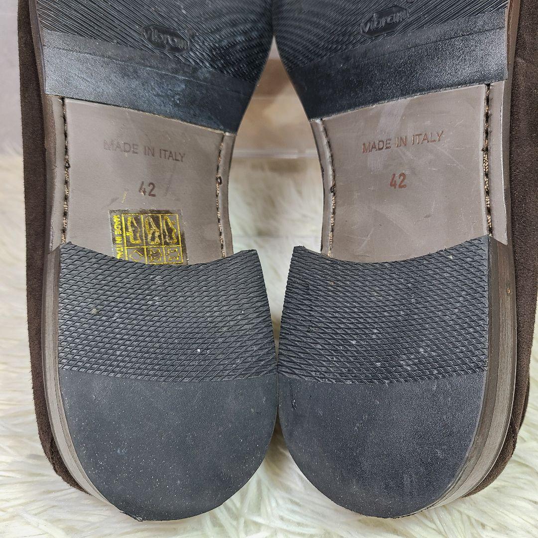 ダニエルレポリ【D.LEPORI】　　スエード　ビットローファー　ダークブラウン