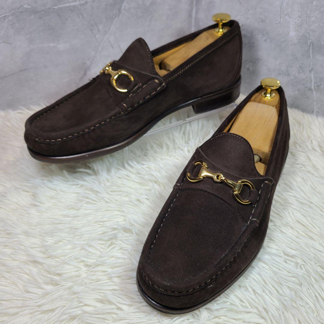 ダニエルレポリ【D.LEPORI】　　スエード　ビットローファー　ダークブラウン