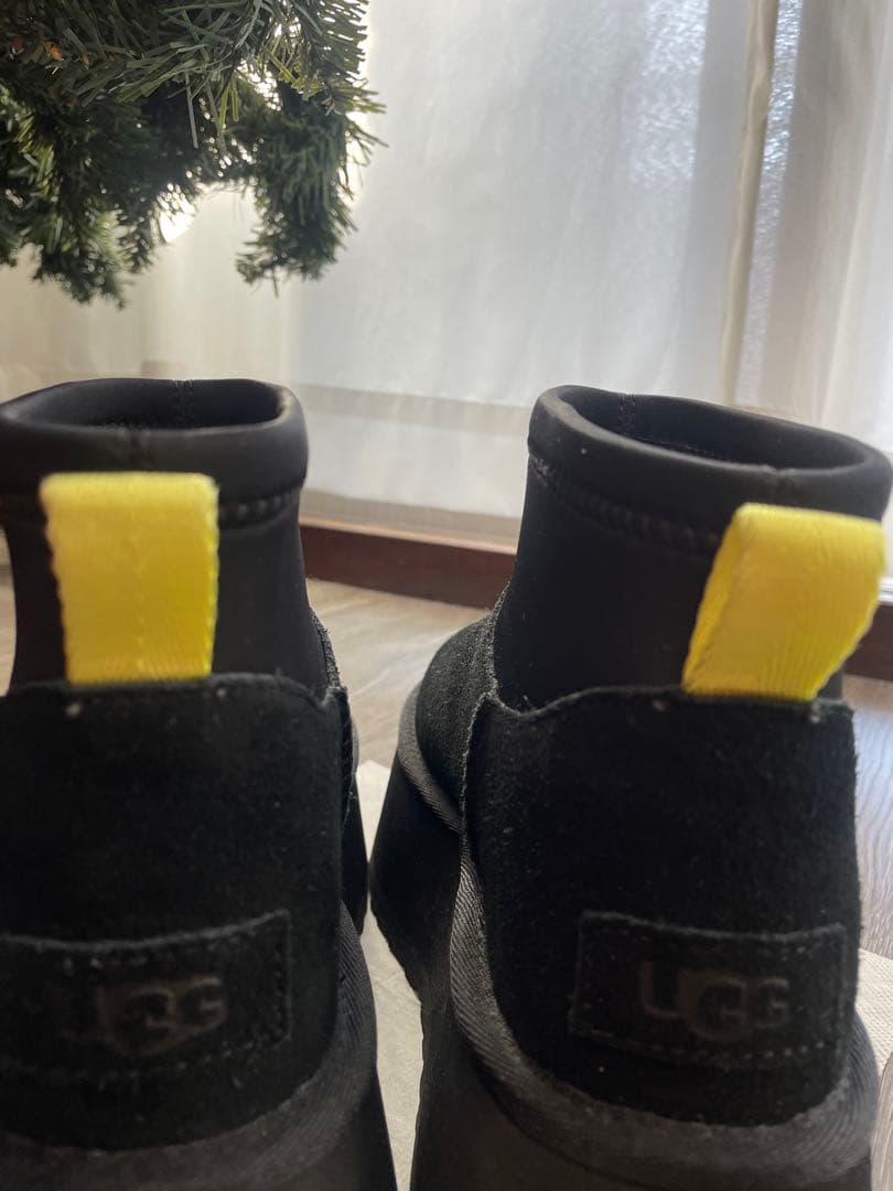 お値下げしました　UGG クラシックミニディッパー ブラック 22cm 厚底