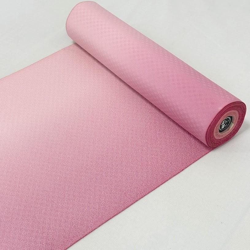 ゆりのはな　色無地着尺　色無地　反物　着尺　紋ちりめん　ボカシ　正絹　B404