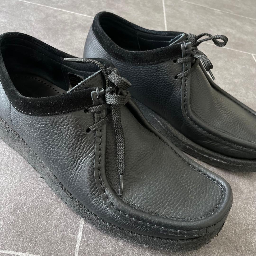 BEAMS LIGHTS 別注 ワラビーレザーLOW SP パドモア 黒 7