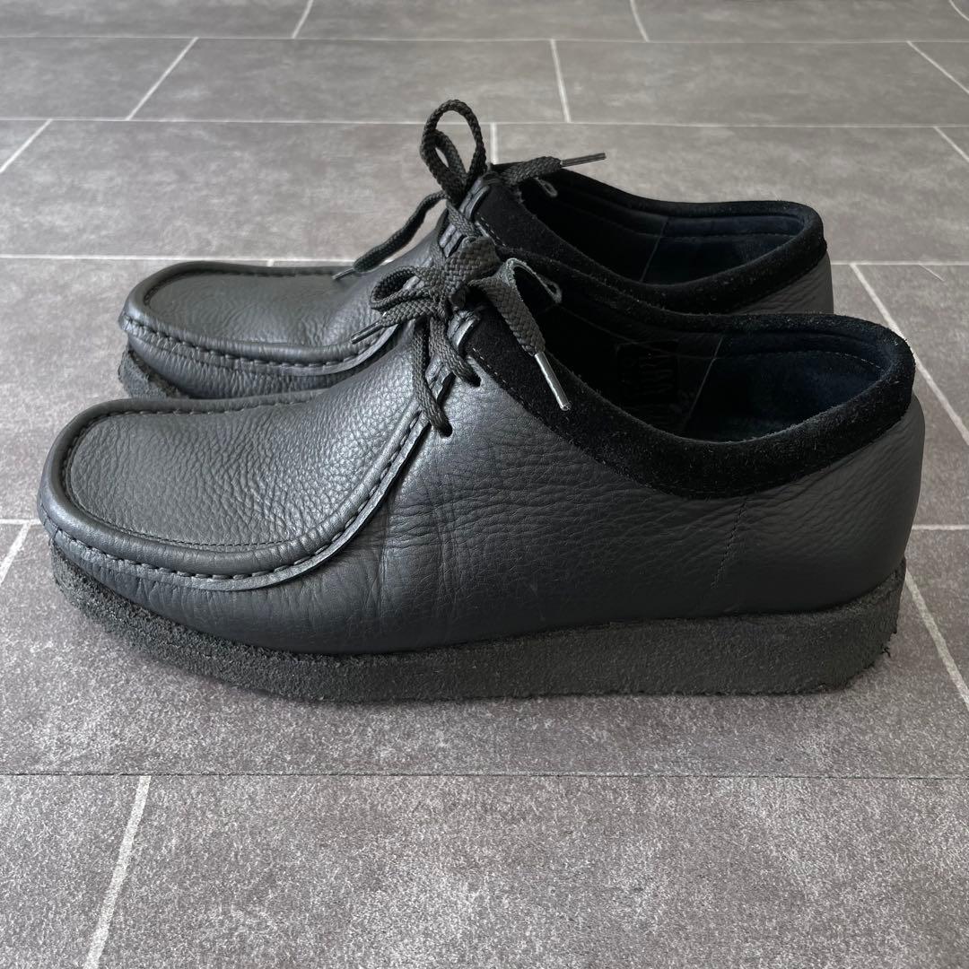 BEAMS LIGHTS 別注 ワラビーレザーLOW SP パドモア 黒 7