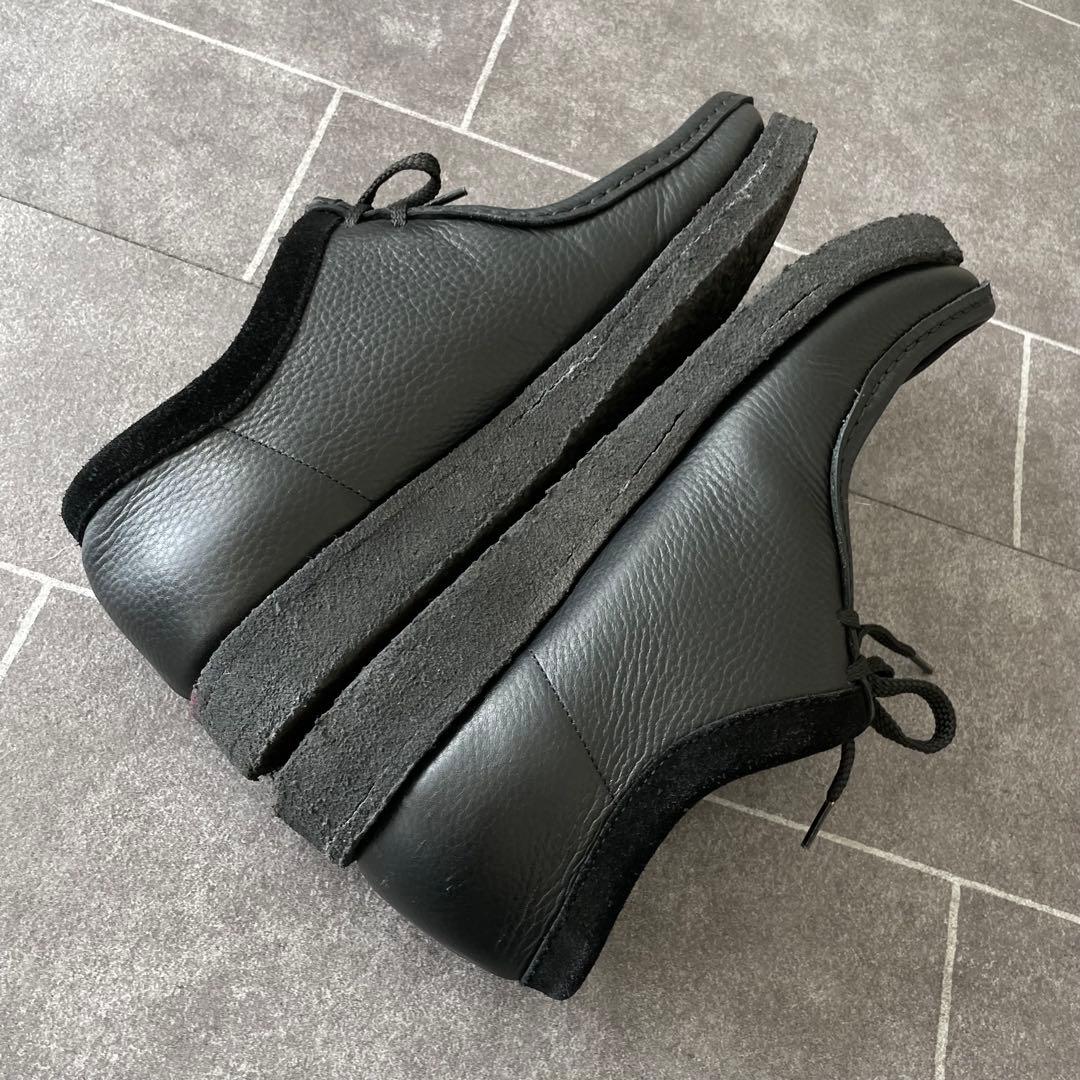 BEAMS LIGHTS 別注 ワラビーレザーLOW SP パドモア 黒 7