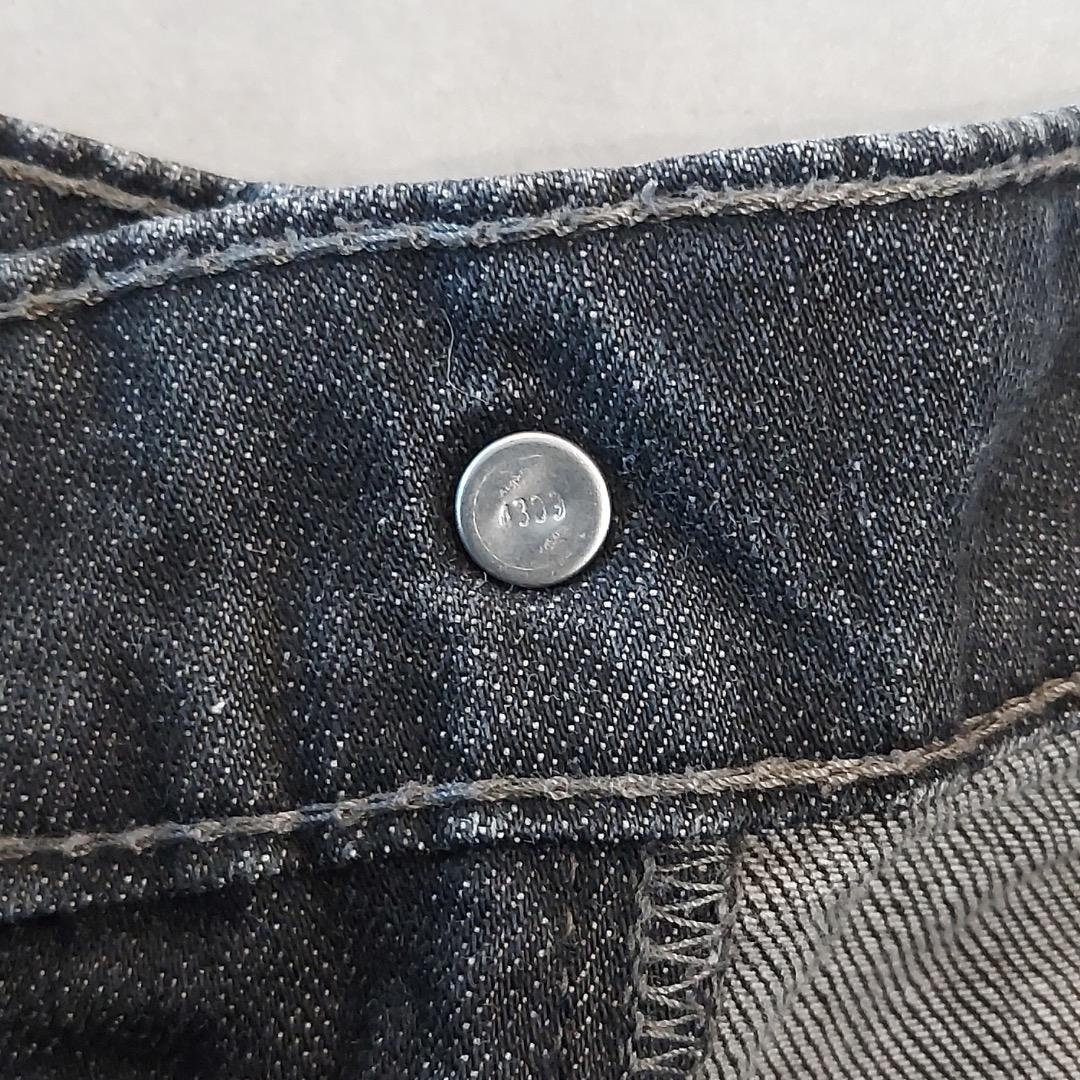 リーバイス569 Levis W34 ブラックデニム 黒 古着 18676