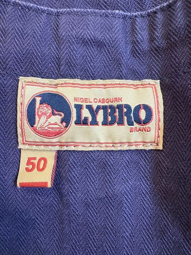 初期ナス紺 NAVAL DUNGAREE NIGEL CABOURN 50