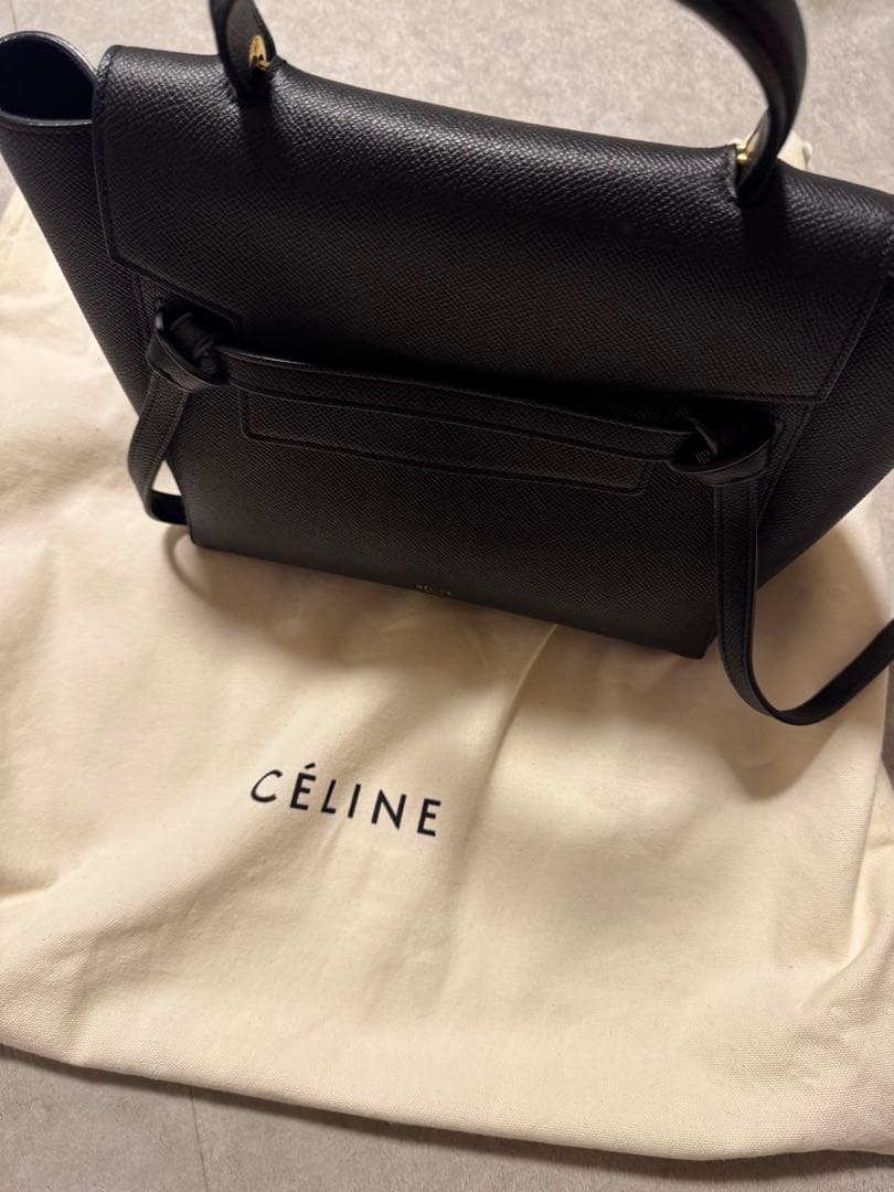 CELINE セリーヌ ベルトバッグMICRO BELT BAG マイクロ 黒