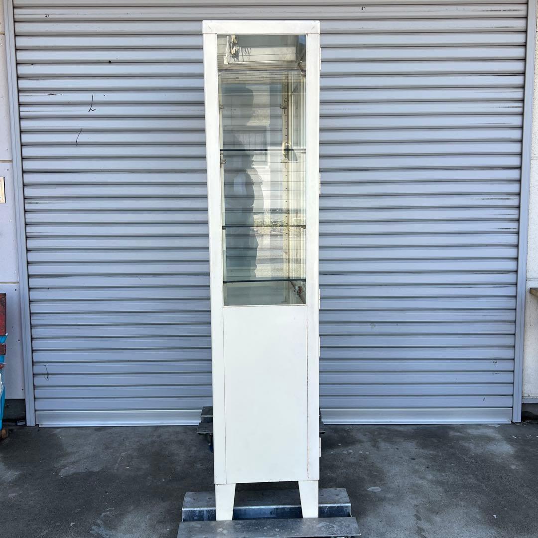 卒*す様 ケビント　ドクターキャビネット　ガラス棚　医療棚　ヴィンテージ　ケビン