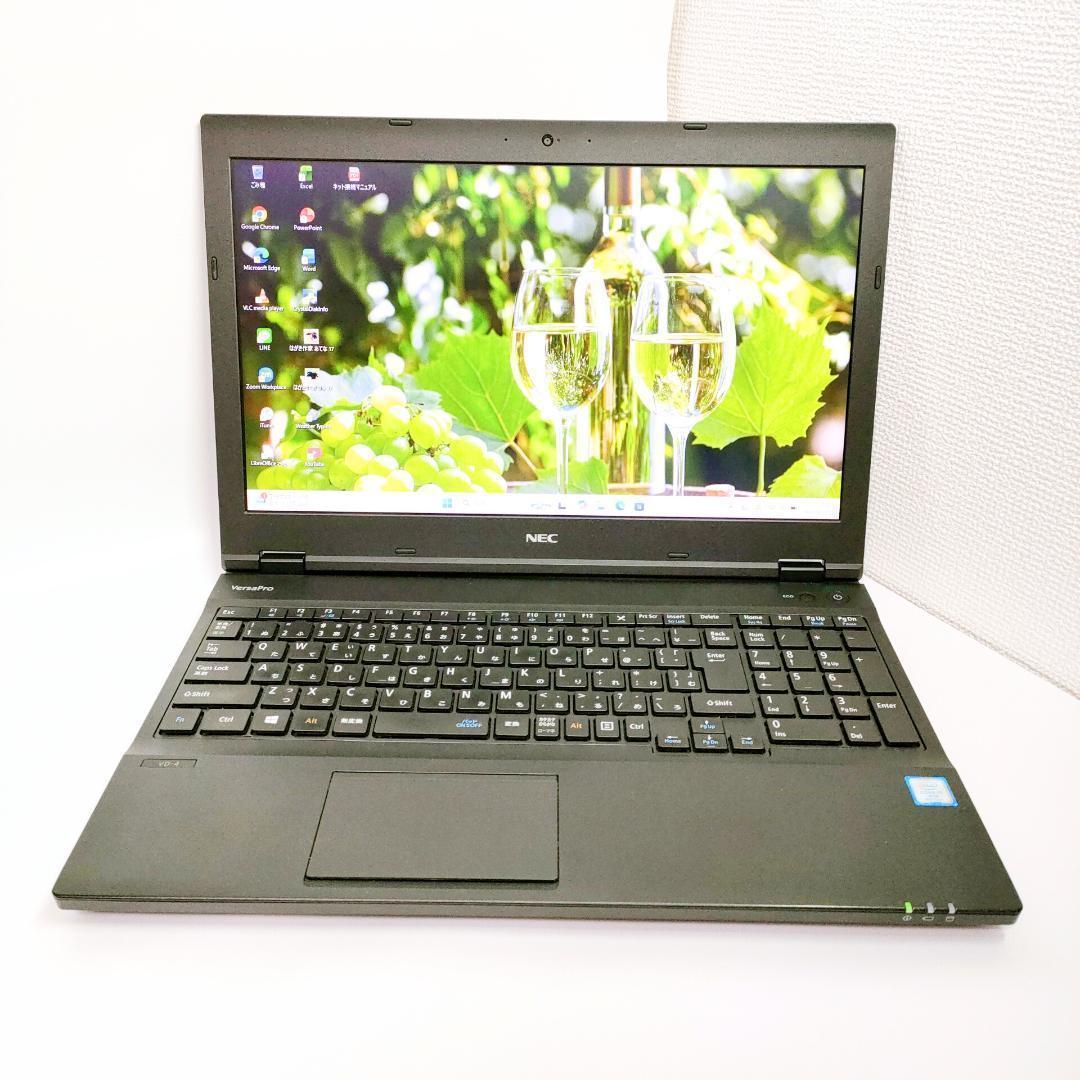 第8世代i7✨️Windows11/SSD/オフィス/NECノートパソコン/仕事