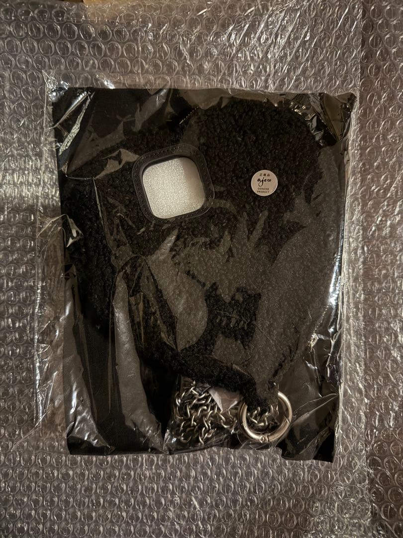 新品ajew fluffy HEART case shoulderr 16pro