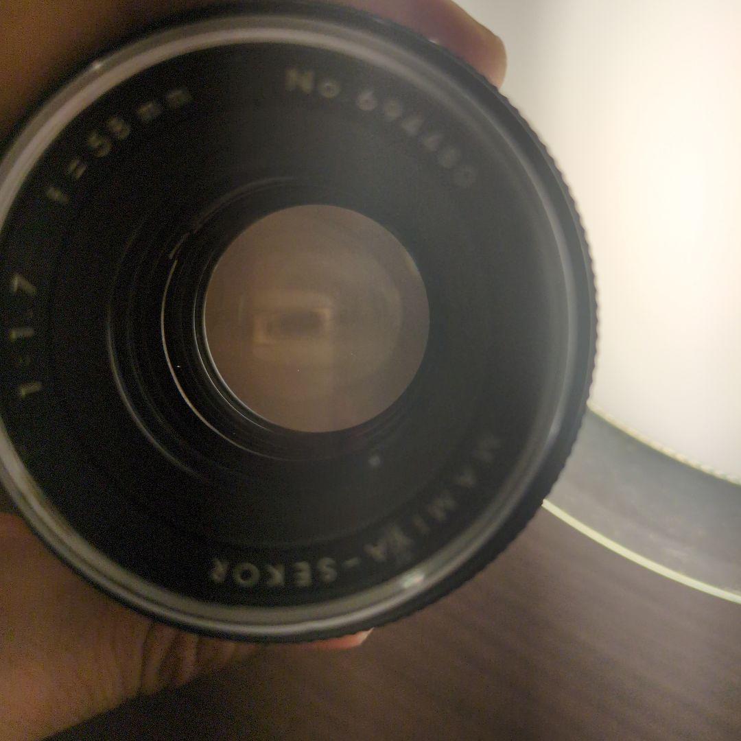 MAMIYA SEKOR 58mm F1.7 ライカM改造