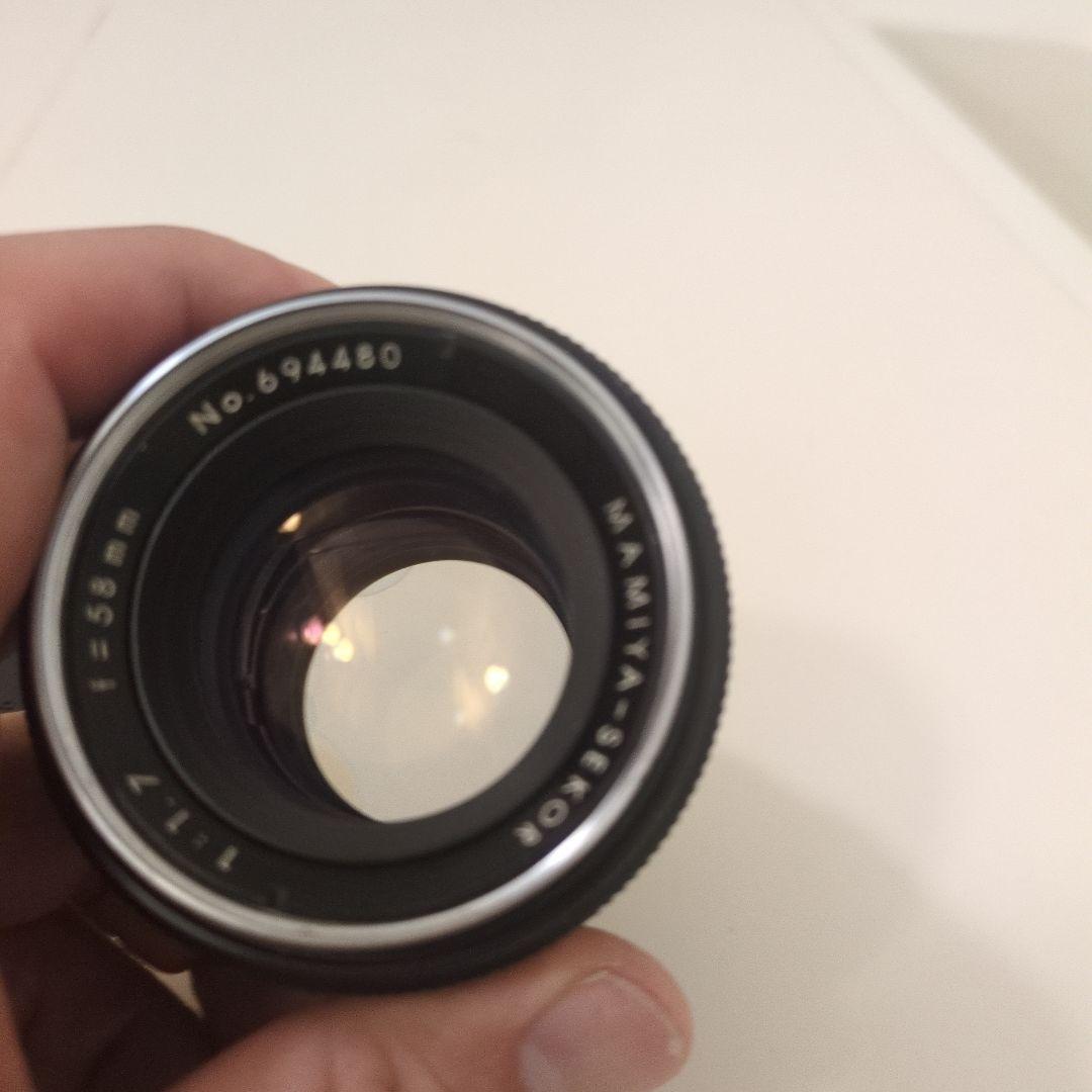 MAMIYA SEKOR 58mm F1.7 ライカM改造