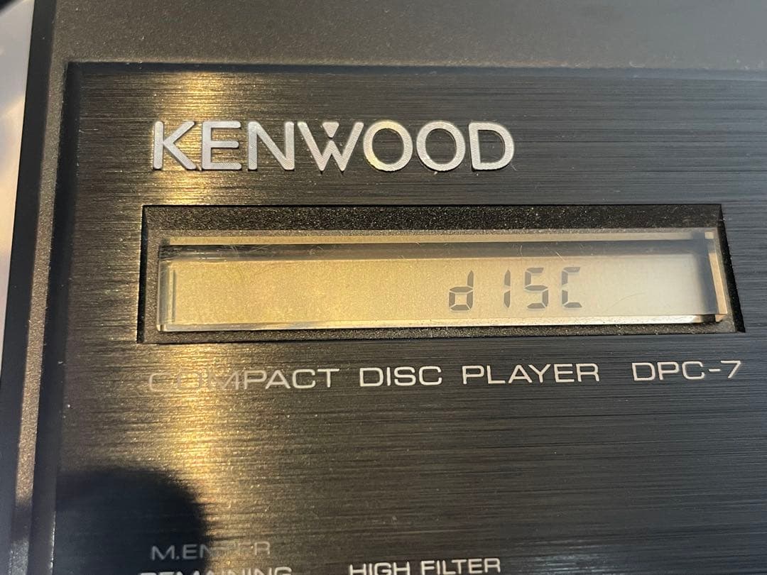 【ジャンク品】 KENWOOD DPC-7 CDプレーヤー