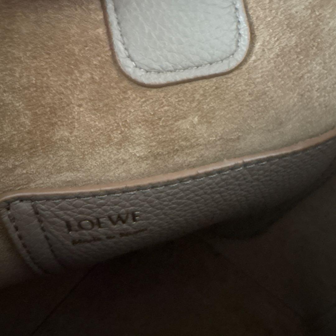 美品！LOEWE ロエベ　べプルミニサンド バケツショルダーバッグ