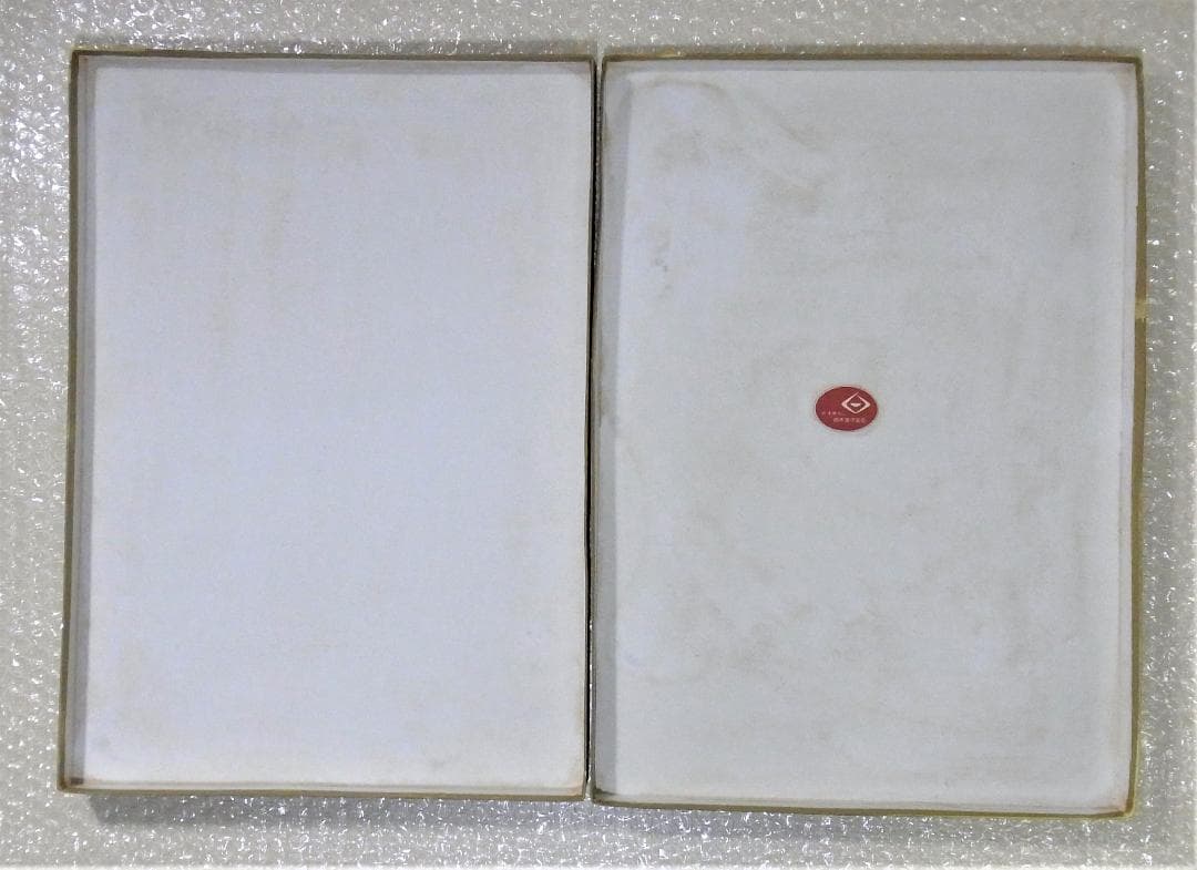 【未使用】金装飾＜黒＞13.0 皿形長手盆　錦絵　木製本漆塗　白木屋漆器店