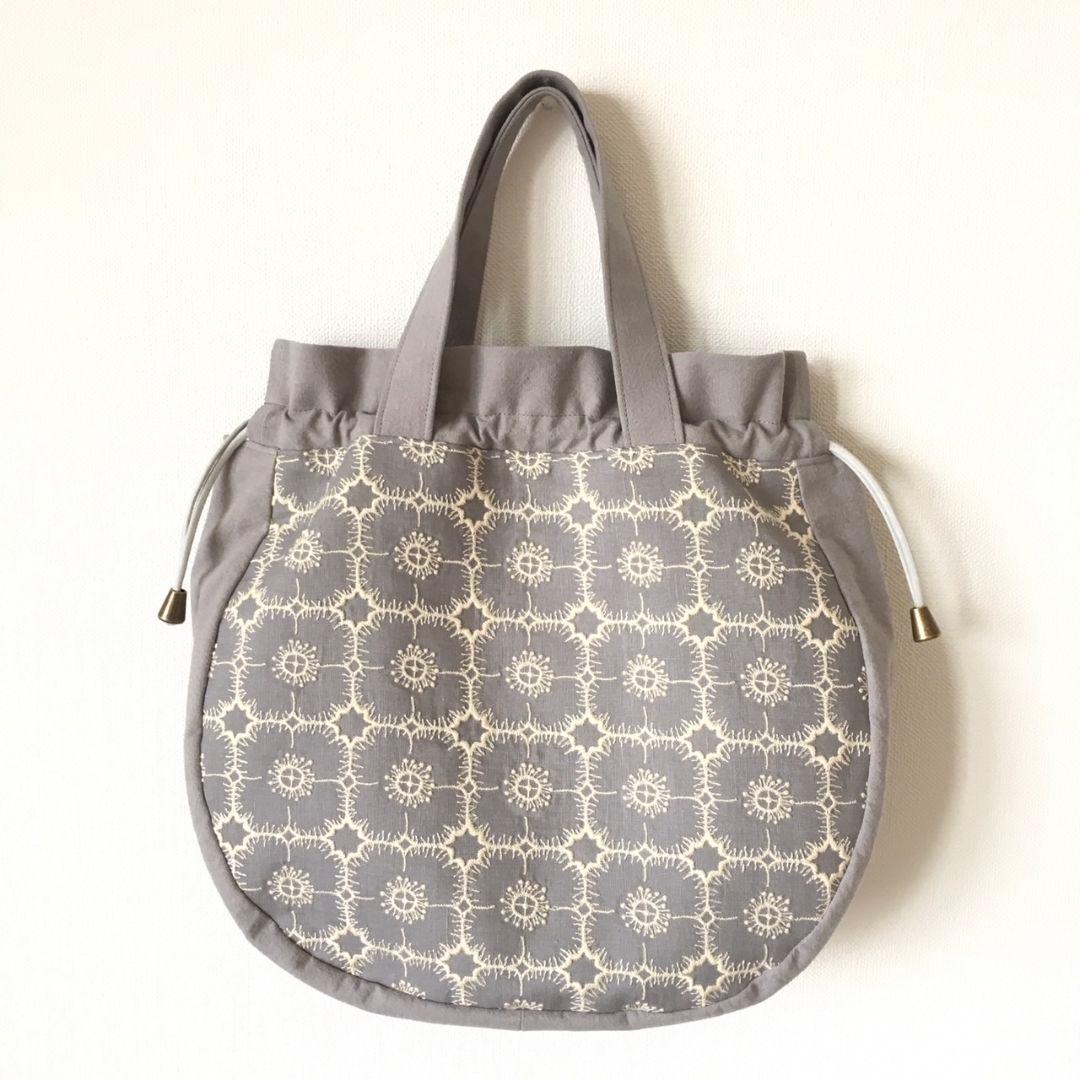 ミナペルホネン ハンドメイド トートバッグanemone アネモネ 巾着バッグ