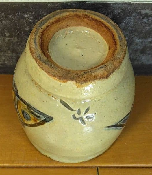 人間国宝 金城次郎 壷屋焼湯呑 栞 共箱 無傷 壺屋焼 やちむん