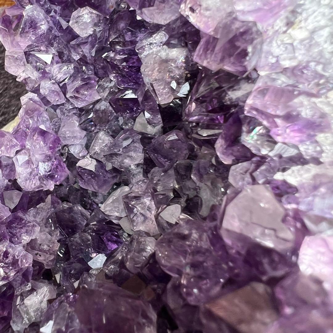 ✳️☆極上別格品☆神々しい美濃紫☆ウルグアイ産 アメジストクラスター 天然石 原石