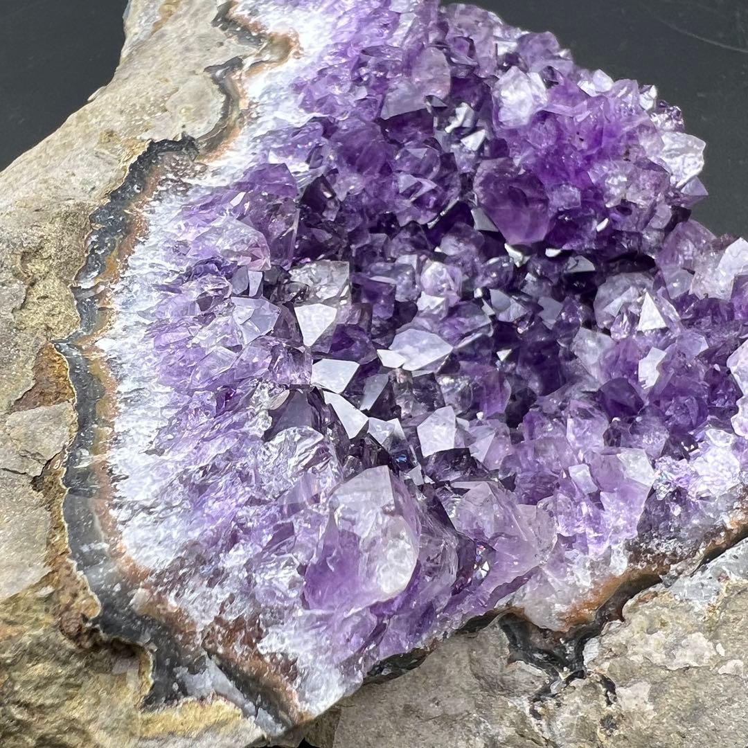 ✳️☆極上別格品☆神々しい美濃紫☆ウルグアイ産 アメジストクラスター 天然石 原石