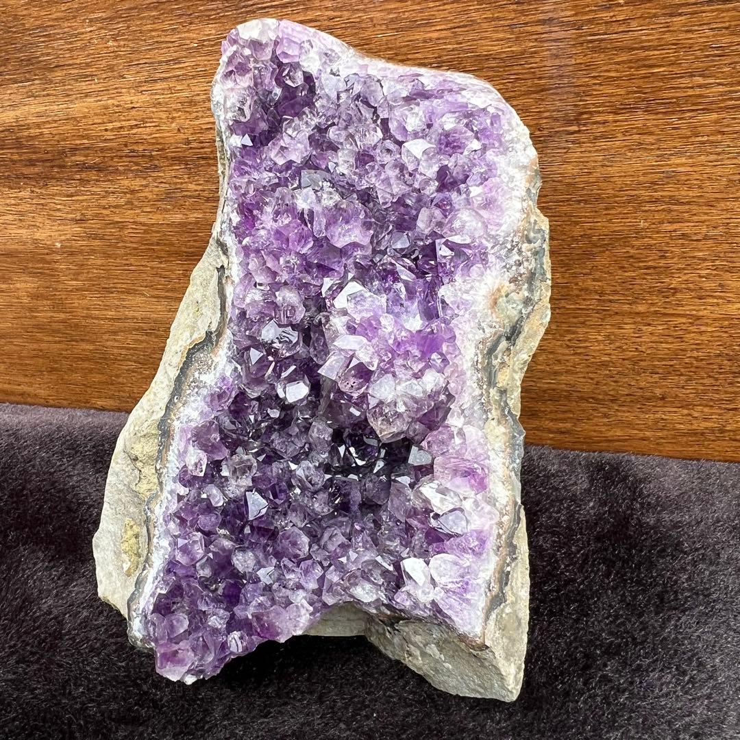 ✳️☆極上別格品☆神々しい美濃紫☆ウルグアイ産 アメジストクラスター 天然石 原石