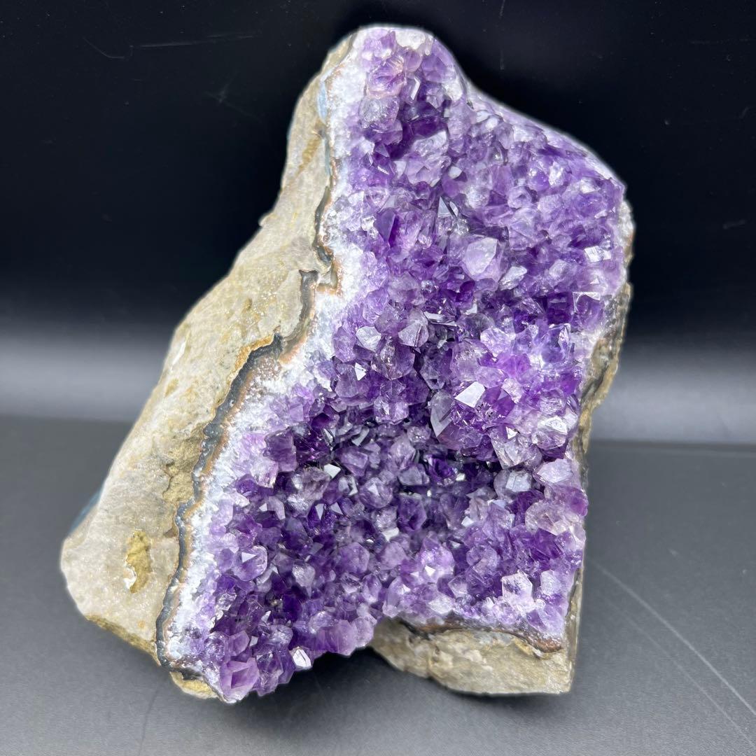 ✳️☆極上別格品☆神々しい美濃紫☆ウルグアイ産 アメジストクラスター 天然石 原石