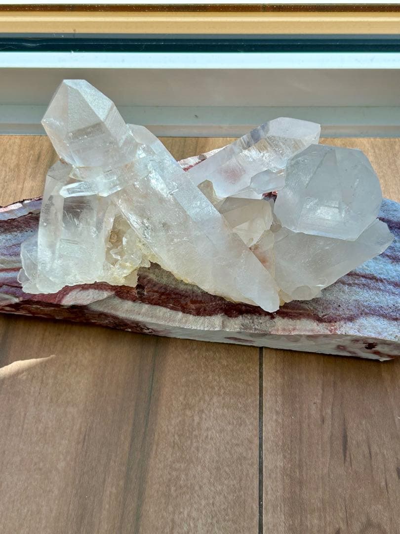 マニカラン水晶　クラスター　天然石　置物