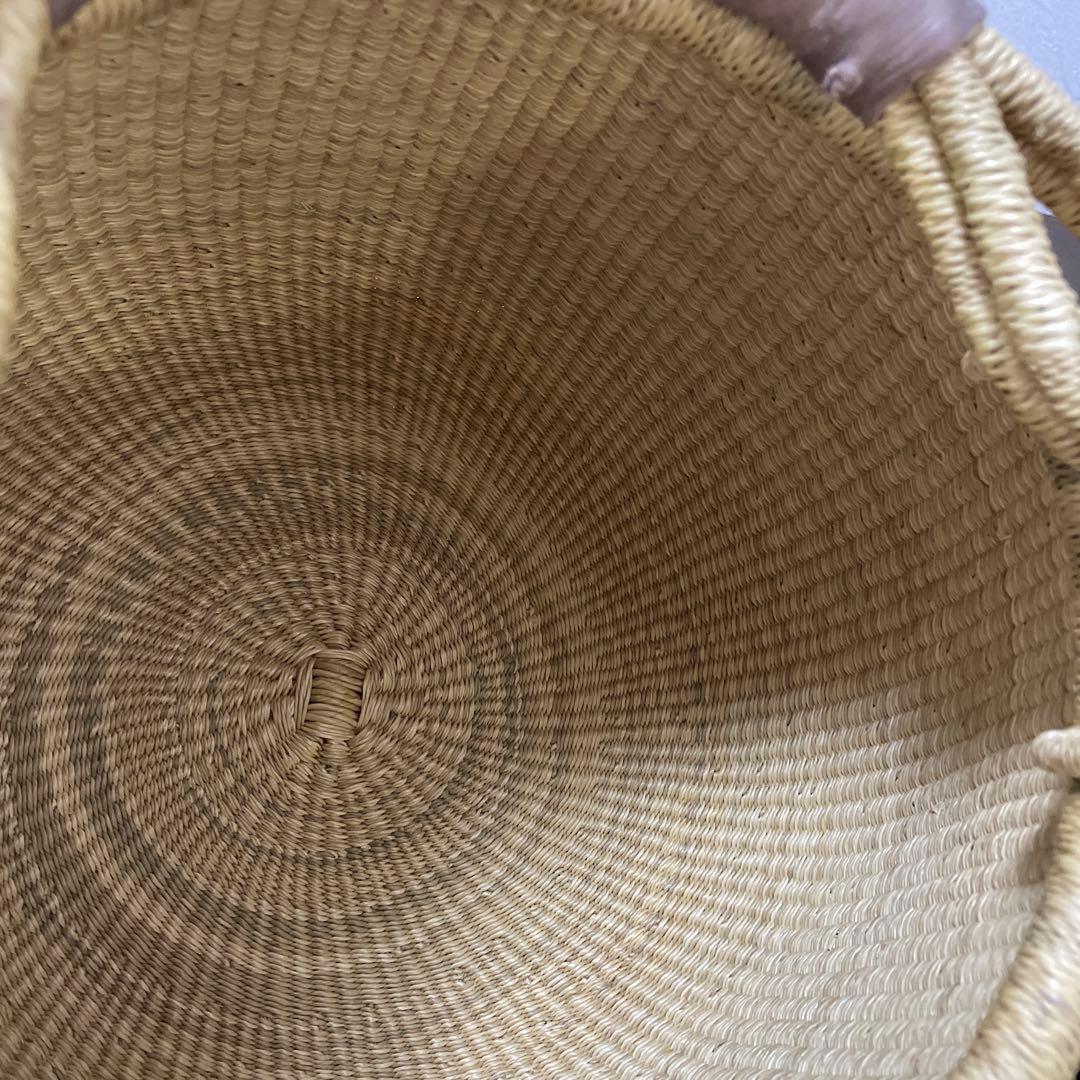 【新品未使用】 biga ボルガバスケット 壺型 カナリ