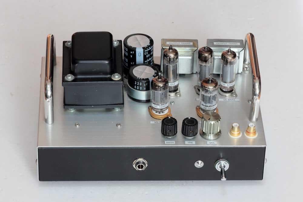 コンパクト ステレオ パワーアンプ 動作品