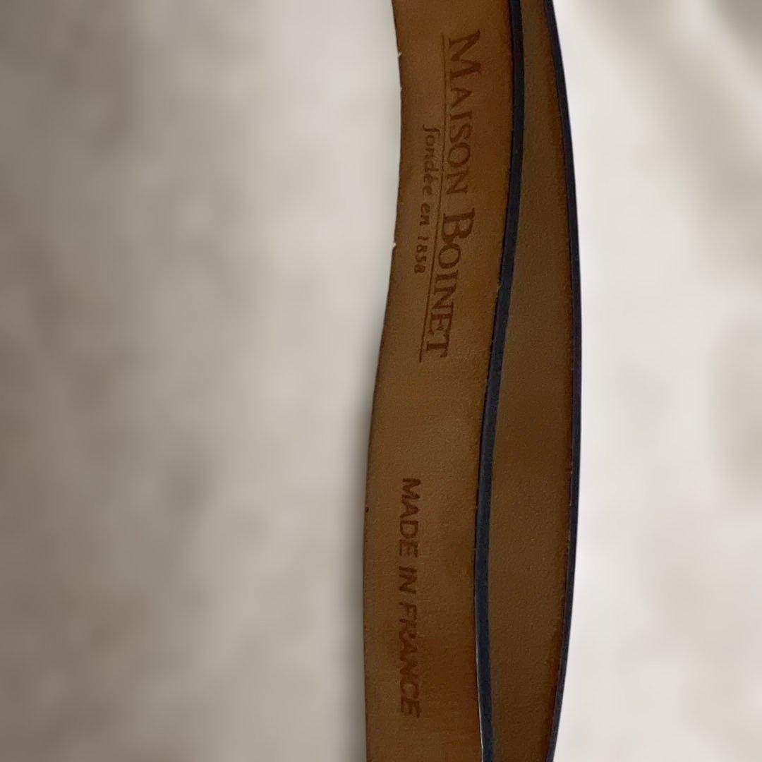 Deuxieme Classe レザーピンバックルベルト/ 牛革