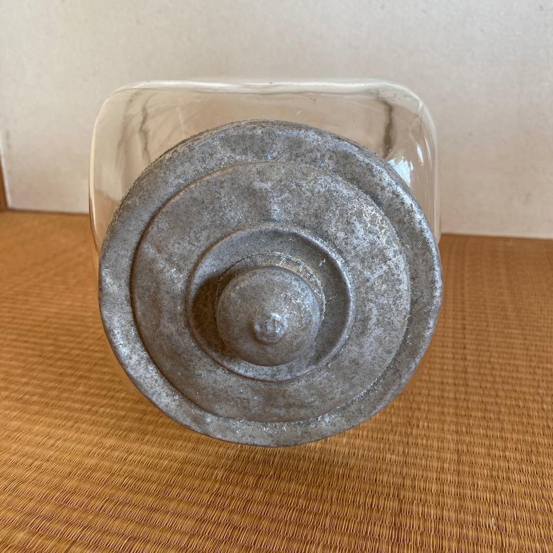 駄菓子屋瓶　4個セット アンティーク　shop 什器