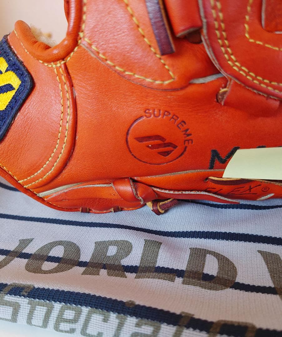 ミズノ ワールドウィン 硬式グローブ 信義作 東尾修モデル 1986年 極美品