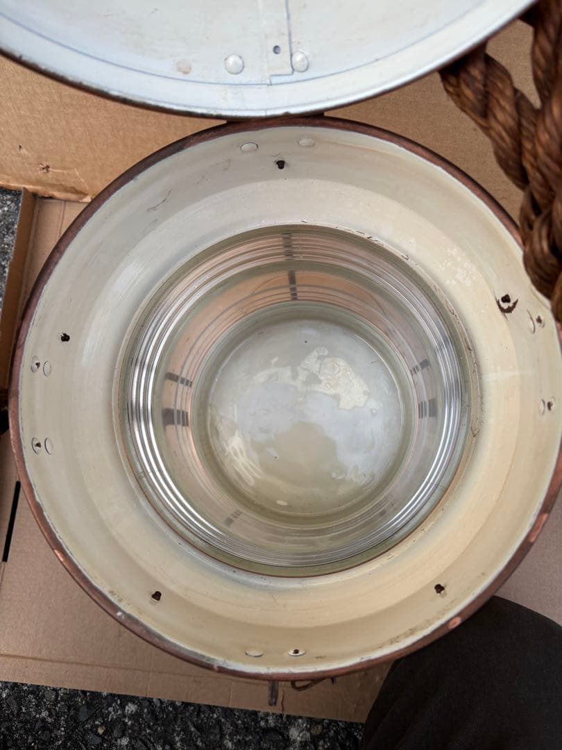 アンティークなANKERLICHT シップランプ（船灯）　オイルランタン 希少