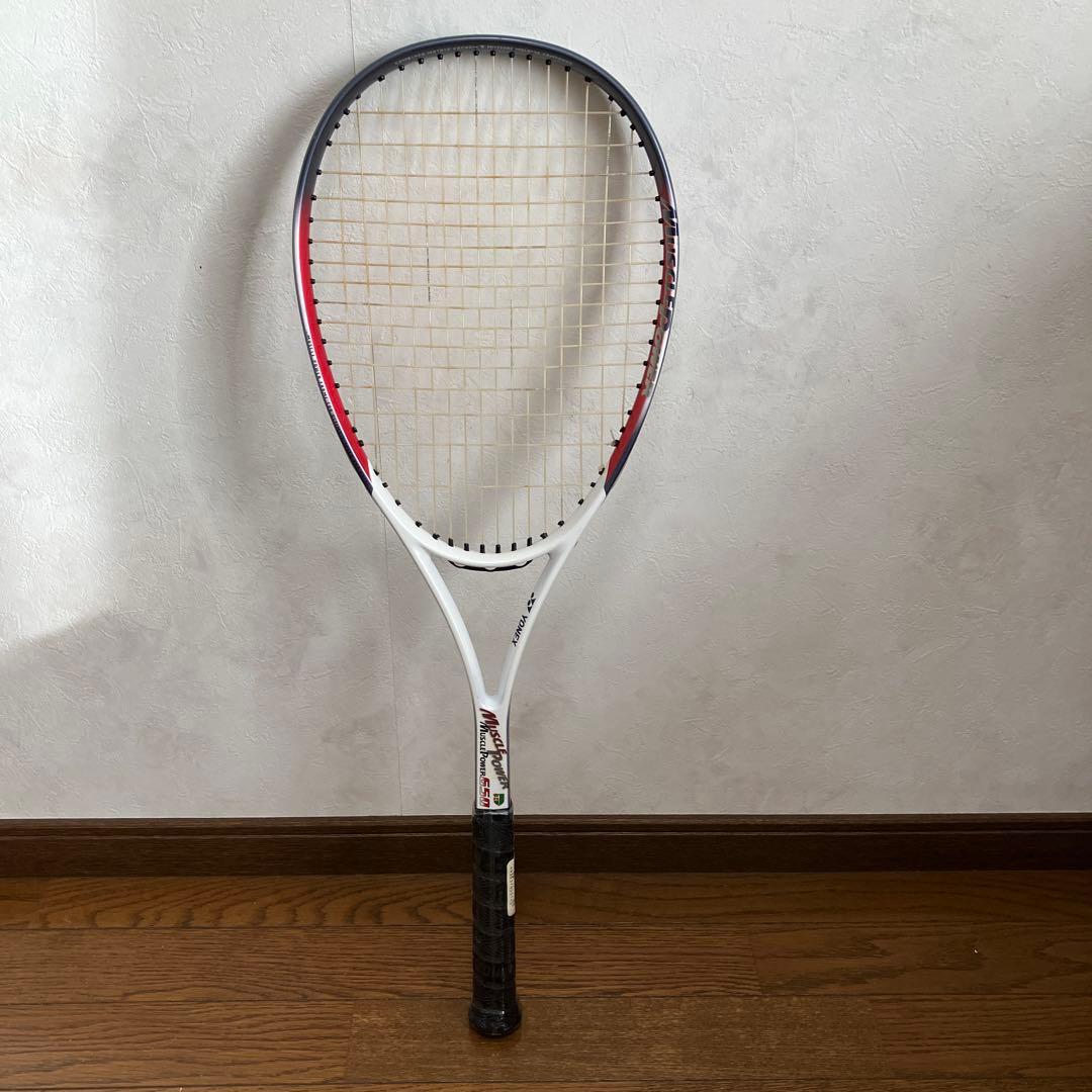 【美品】YONEX Muscle Power 650 UL1 軟式テニスラケット