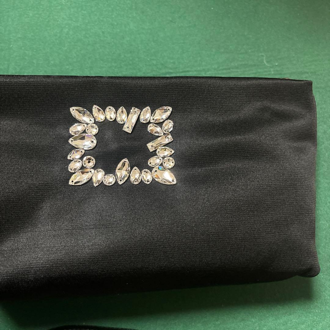 未使用タグ付き ADMJ ビジュー 2WAYクロスボディバッグ ブラック