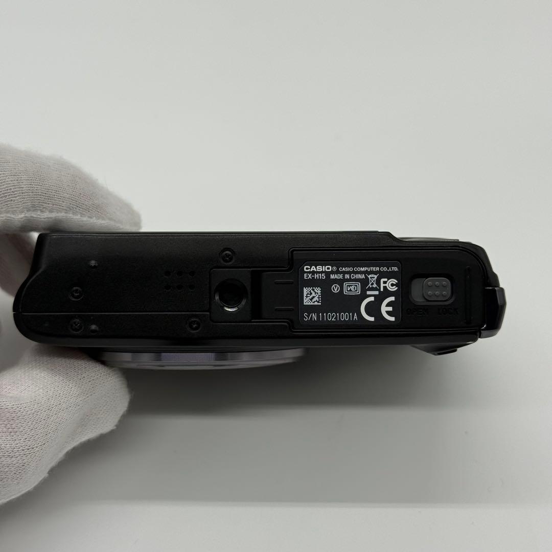 CASIO EXILIM EX-H15 ブラック 動作確認済 チャージャー付き