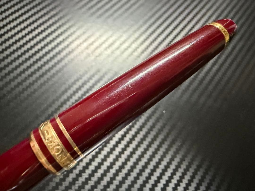 美品 モンブラン マイスターシュテュック 163 ローラーボール ボルドー
