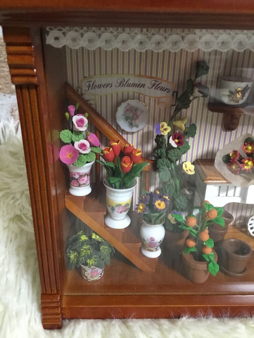 希少●新品reuttr porzellan ロイターポーセリン ミニチュア 花屋