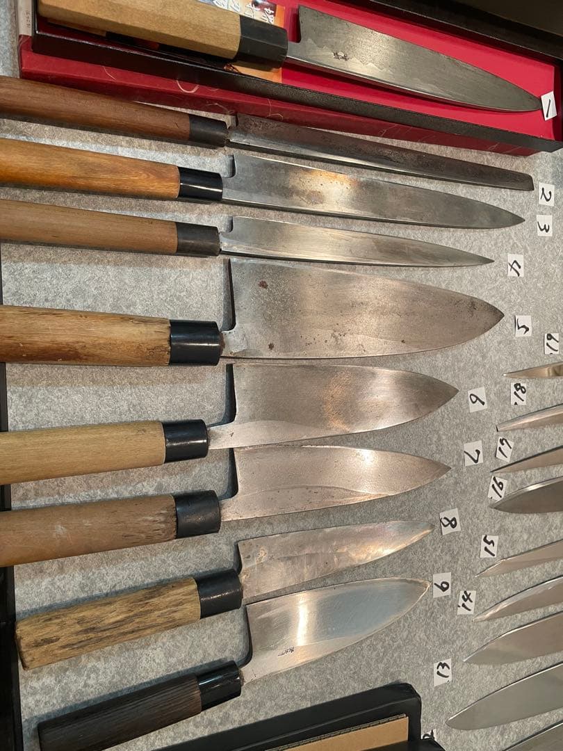 包丁　魚屋引退20本セット売り　希望価格コメントで正本　杉本　有次　正明　牛刀
