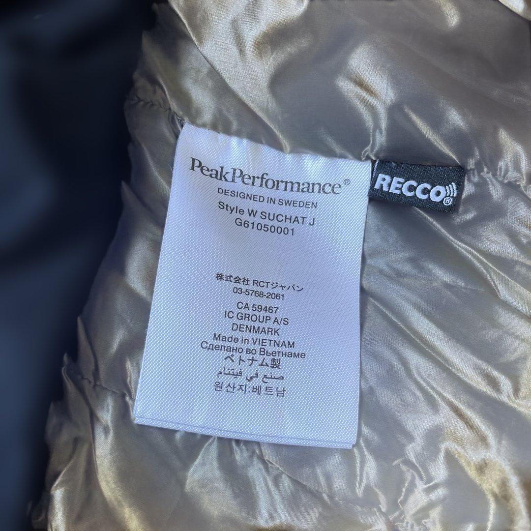 Peak Performance スキージャケット RECCO搭載 高機能