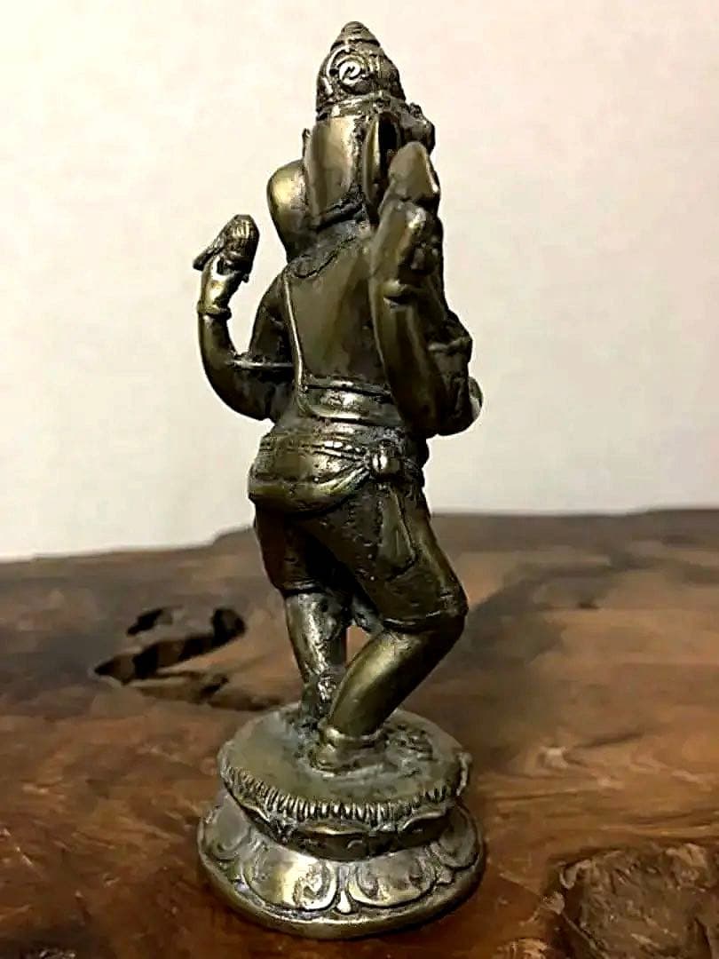 仏教美術 ガネーシャ 白銅製 仏像