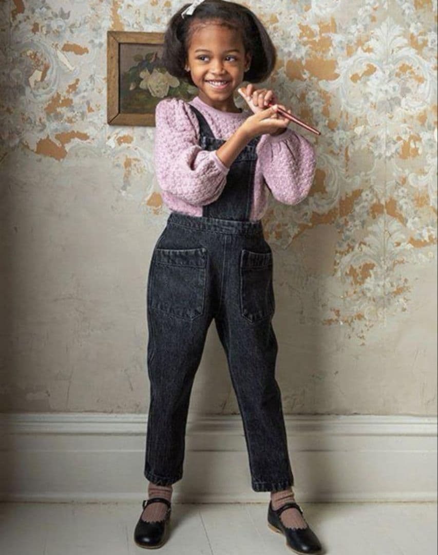 美品タグ付 Soor Ploom Charlie Overall ブラックデニム