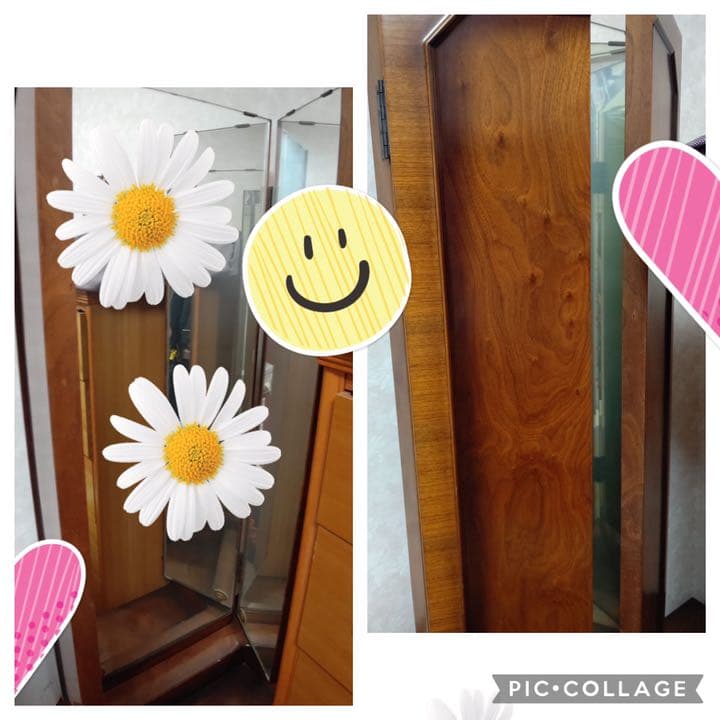 3面鏡 昭和 レトロ ドレッサー 鏡台