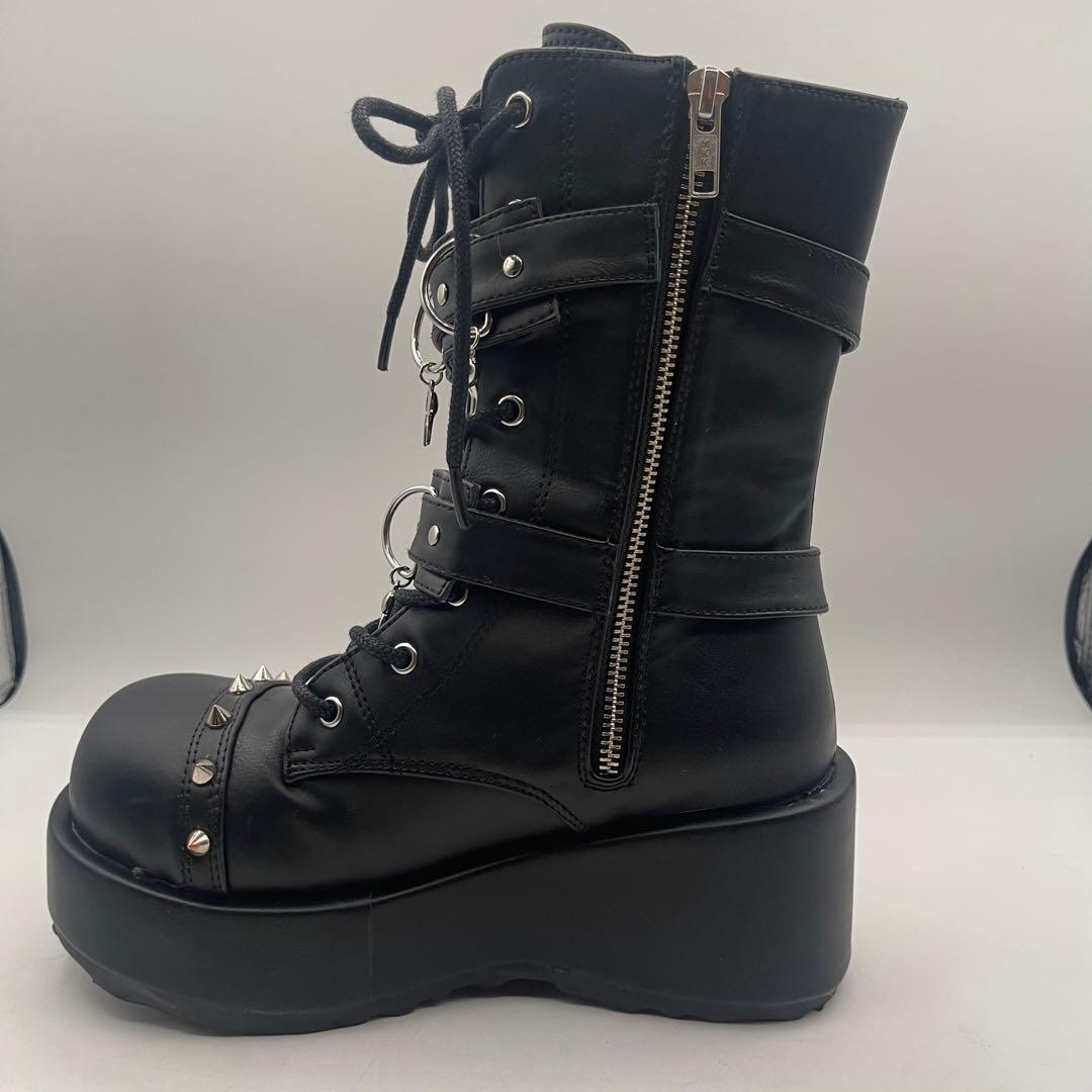 ✨️ さま専用　51106 デモニア　厚底ブーツ　23.5cm 黒