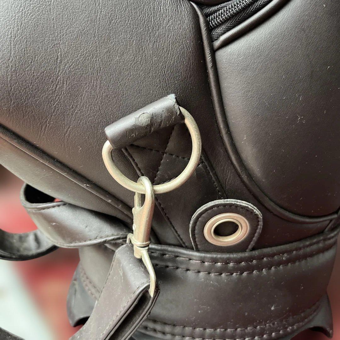 LEXUS レクサス ゴルフバッグ キャディバッグ　アイボリー　ブラウン