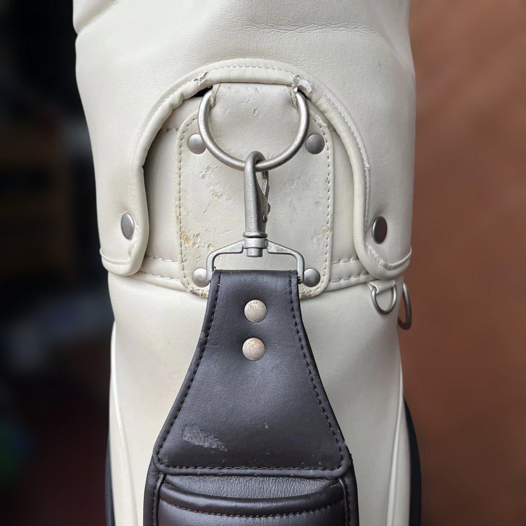 LEXUS レクサス ゴルフバッグ キャディバッグ　アイボリー　ブラウン