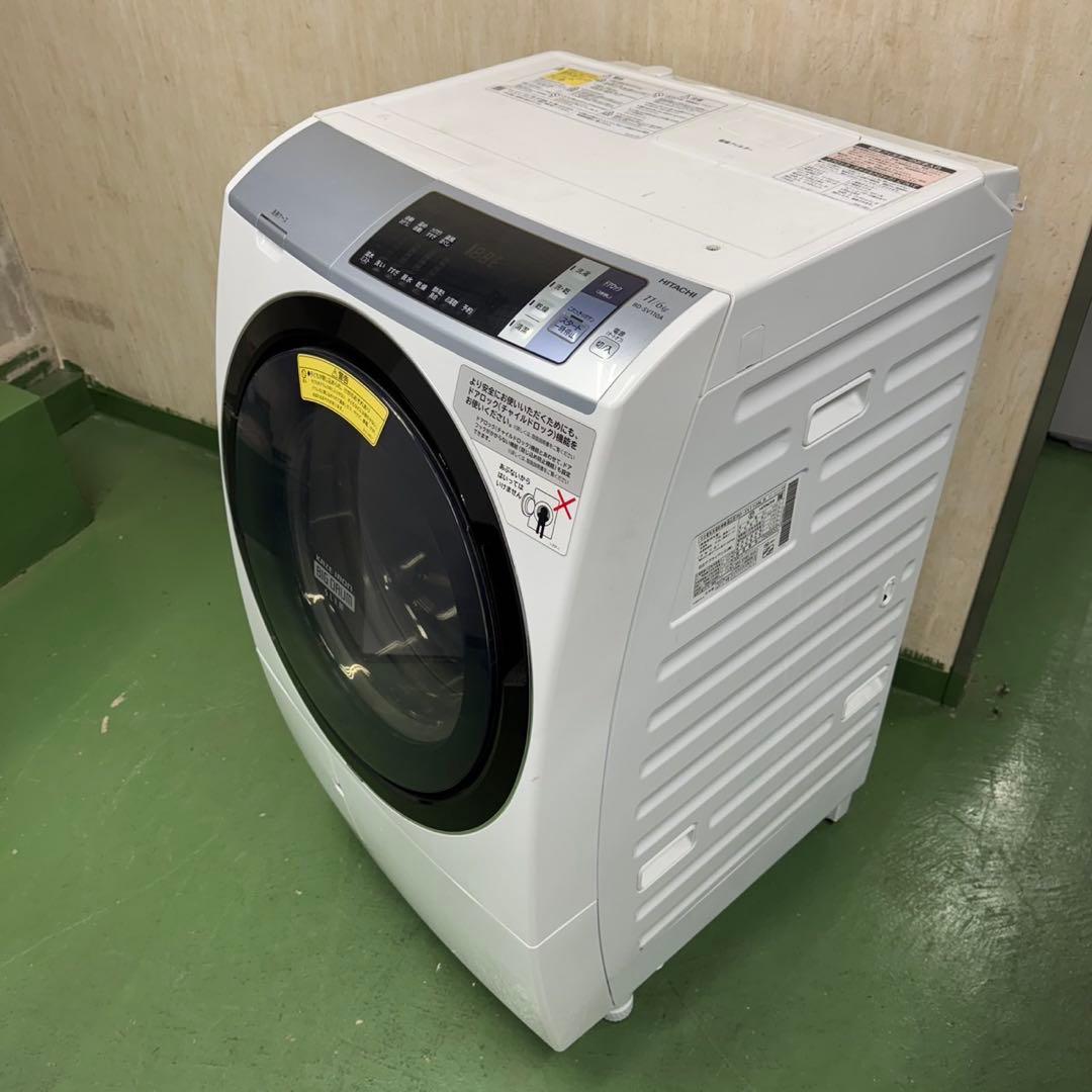 214 日立ビッグドラム式洗濯機　乾燥付　11/6キロ　小型　一人暮らし　左開き