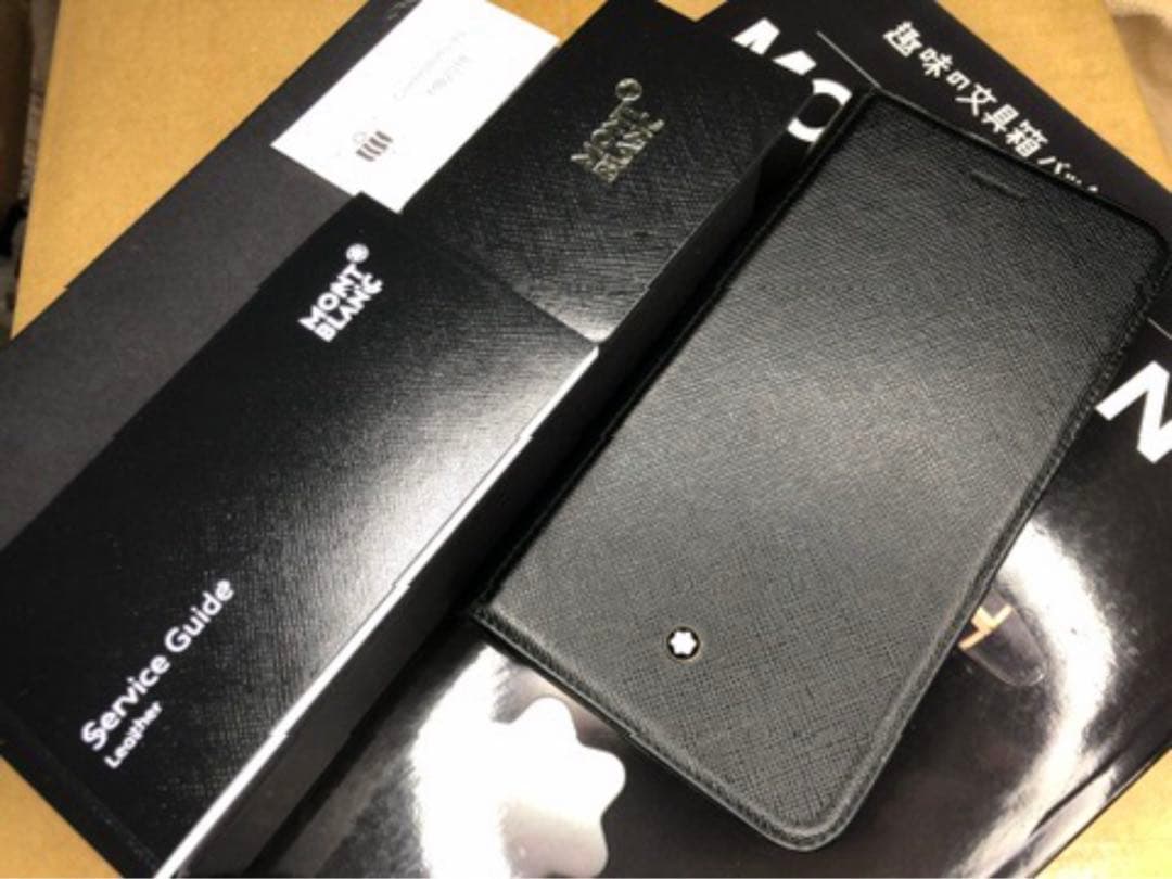 モンブラン　★稀少完売入手困難品！★iPhone7・8plus用本革スマホケース