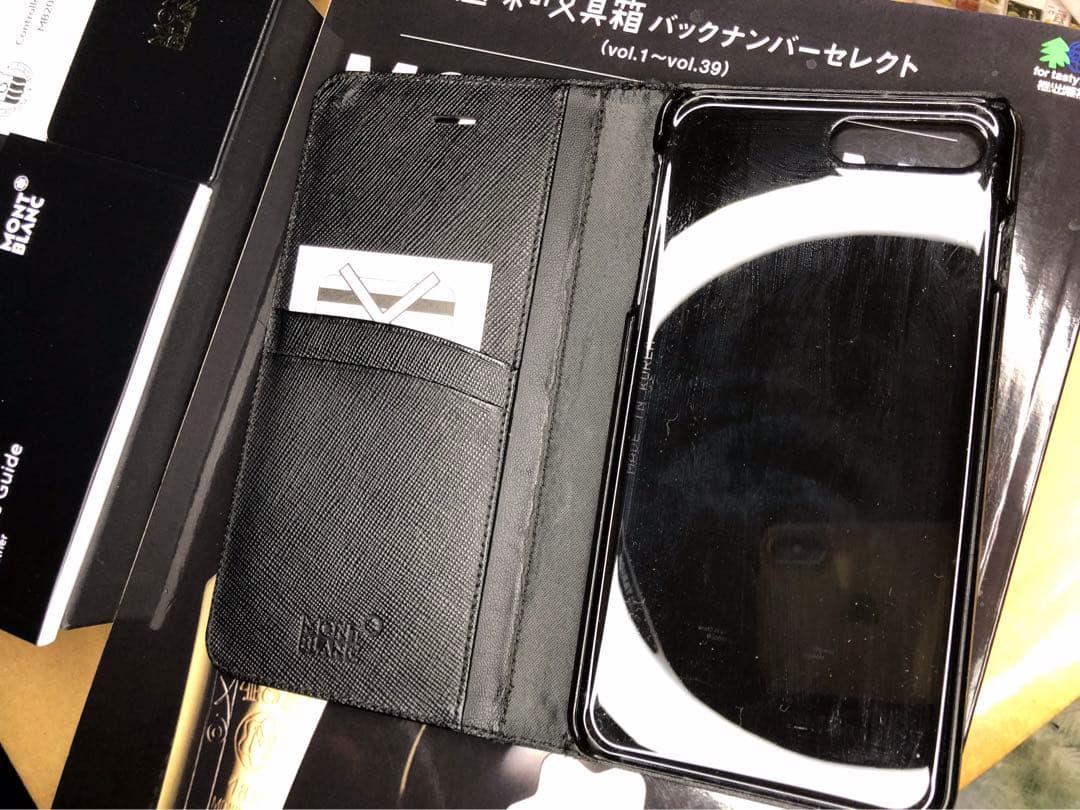 モンブラン　★稀少完売入手困難品！★iPhone7・8plus用本革スマホケース
