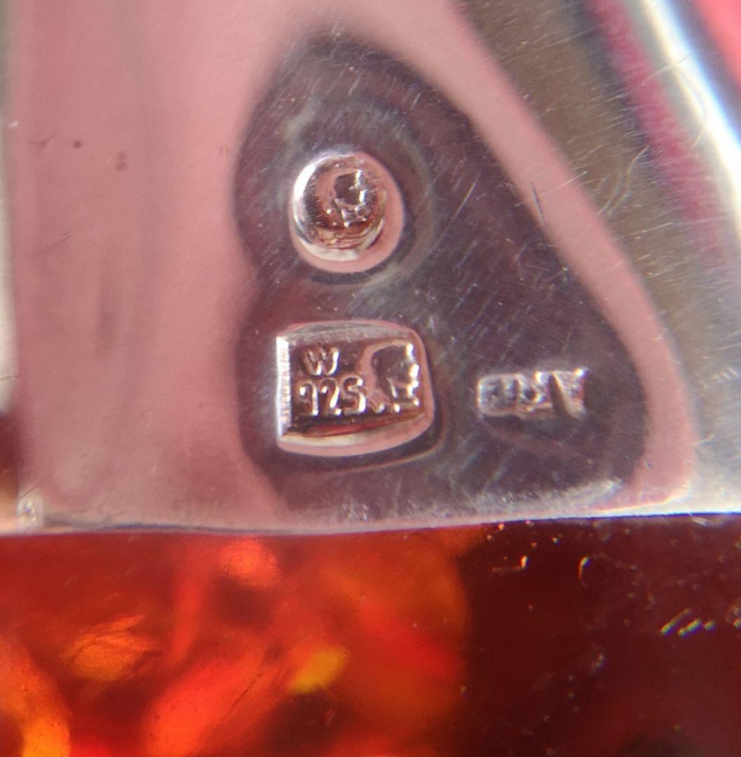 アンティーク銀ホールマーク刻印 1920s 希少 ペーパーナイフ 琥珀 775