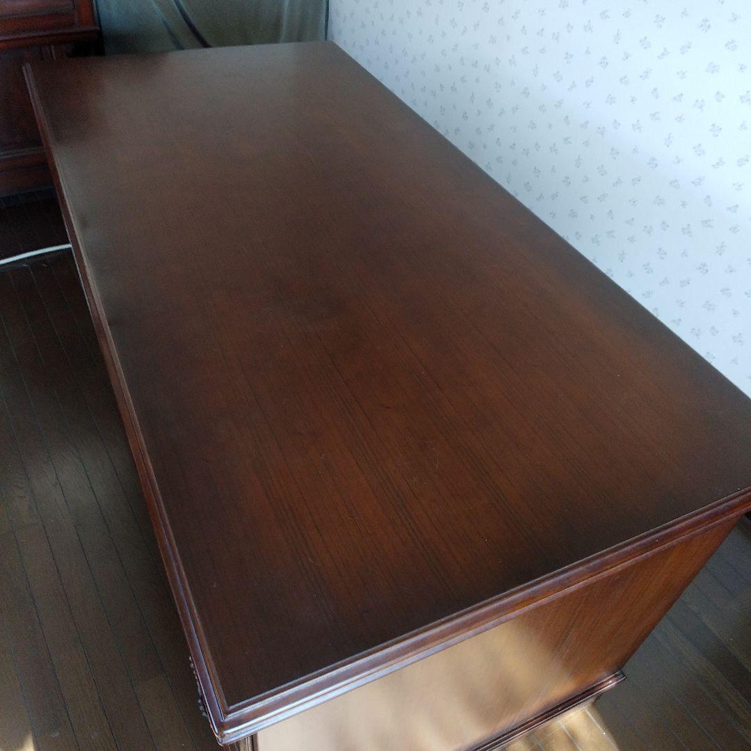 カリモク製　書斎デスク