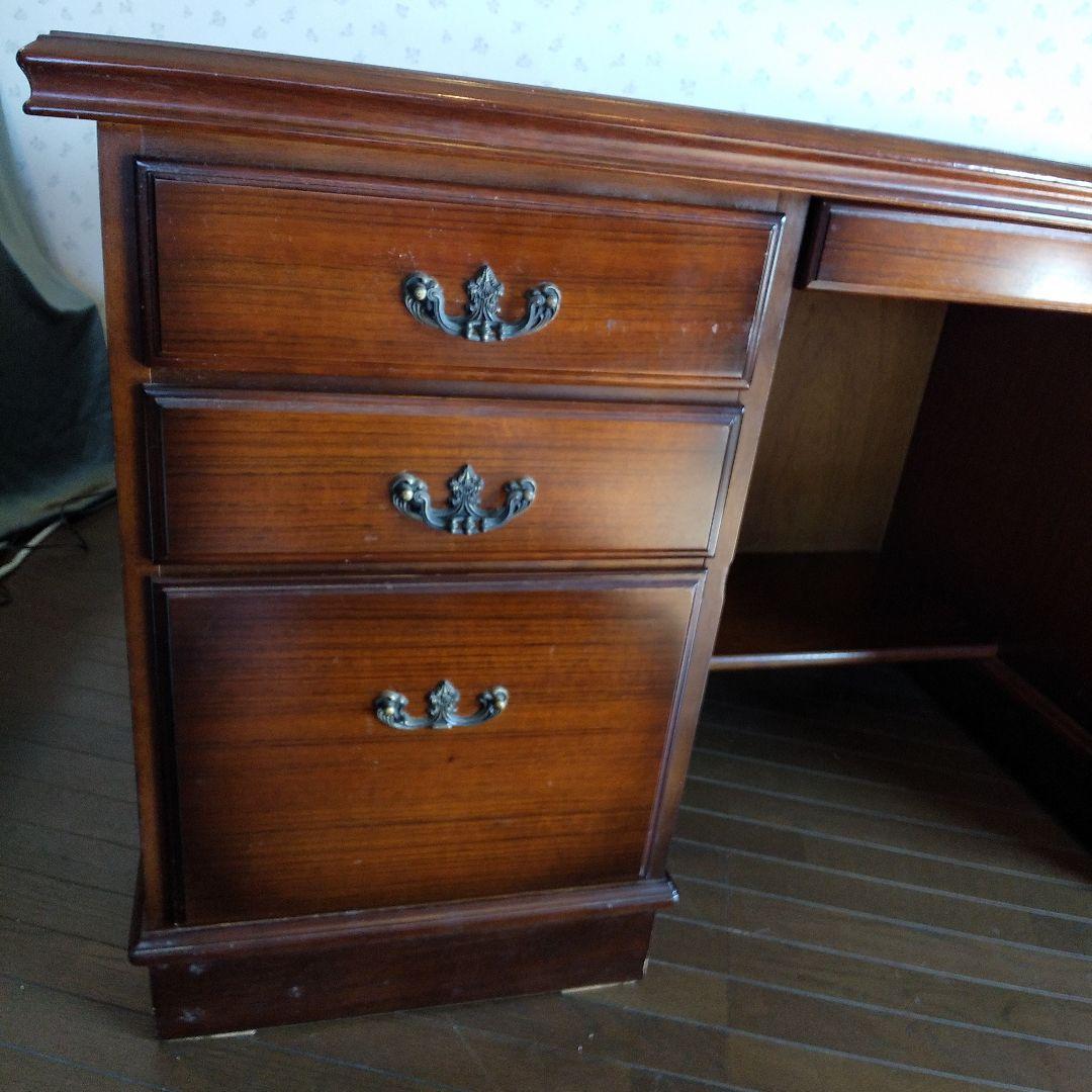 カリモク製　書斎デスク